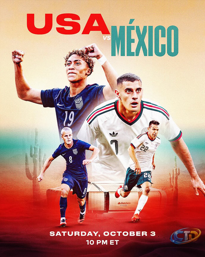 Major League Soccer on X: "Rivalry renewed in the desert. 🏜️ USA. Mexico.  TONIGHT." / X