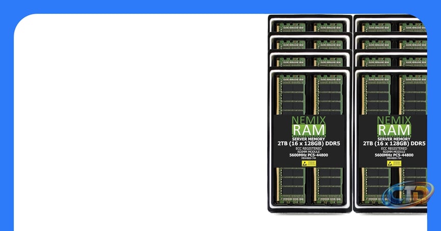 16X128GB DDR5-5600 ECC RDIMM Compatible with Hypertec Titan GS680R-G6 B200  | PC5-44800 4Rx4 1.1V CL46 288-PIN Registered ECC Server Memory, 2TB Kit of  16. Fits Hypertec TITAN GS680R-G6 B200. at Amazon.com