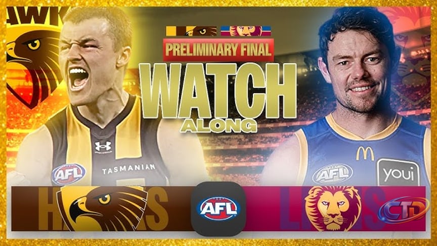 HAWTHORN vs BRISBANE | AFL 2026 Preliminary Final Live Stream