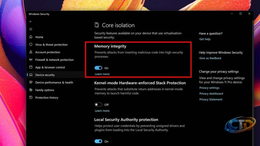 Microsoft Is Forcing Memory Integrity Changes That Could Harm Your FPS |  PCMag