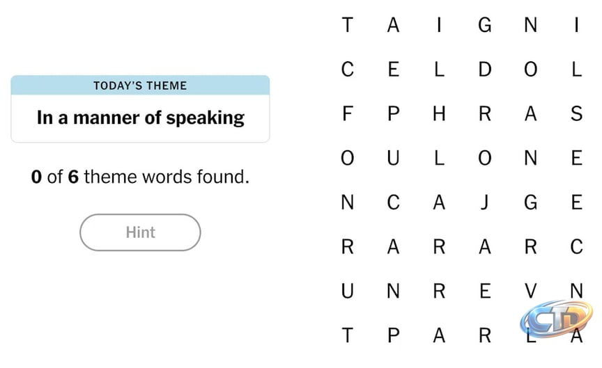 Today's NYT Strands Hints (and Answer) for Monday, October 12, 2026