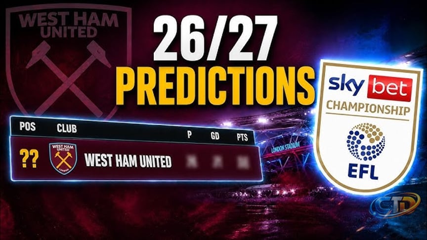 OUR CHAMPIONSHIP 2026/27 PREDICTIONS!