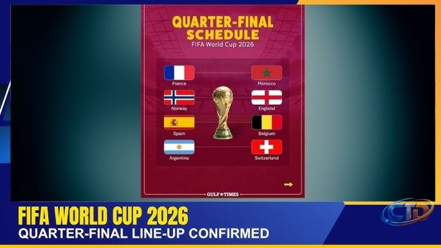 FIFA WORLD CUP 2026 QUARTER-FINAL LINE-UP CONFIRMED | 09 JUL 2026