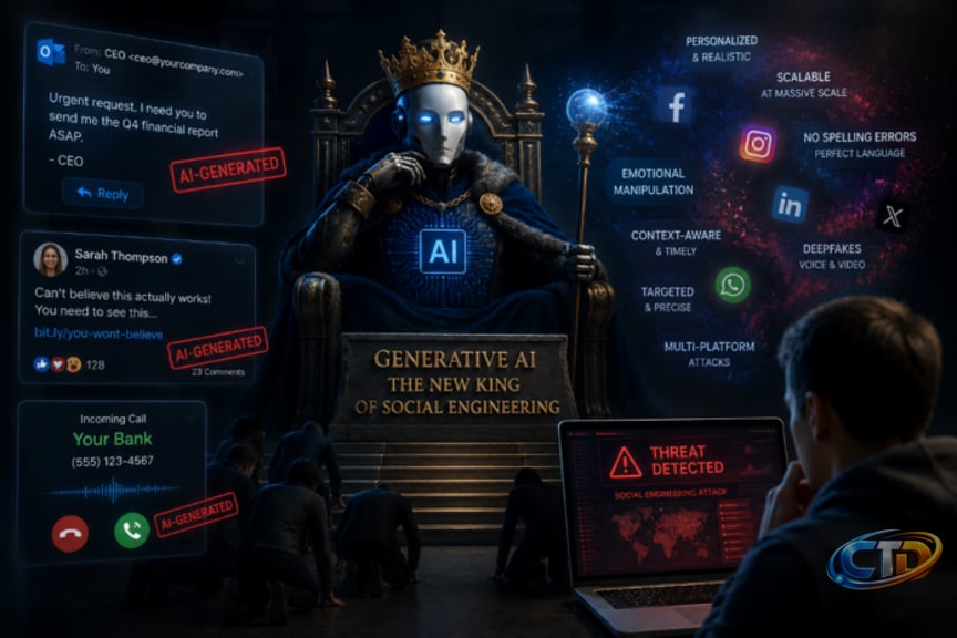 Generative AI is the new king of social engineering - Cybersecurity Insiders