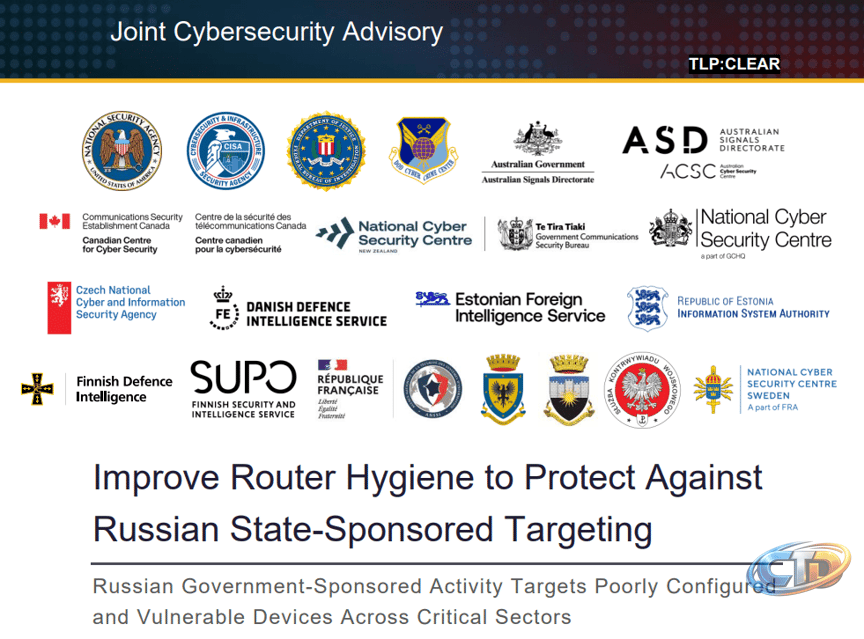 US and allied Governments' Recommendations: Securing Network Devices  Against Russian APT Groups