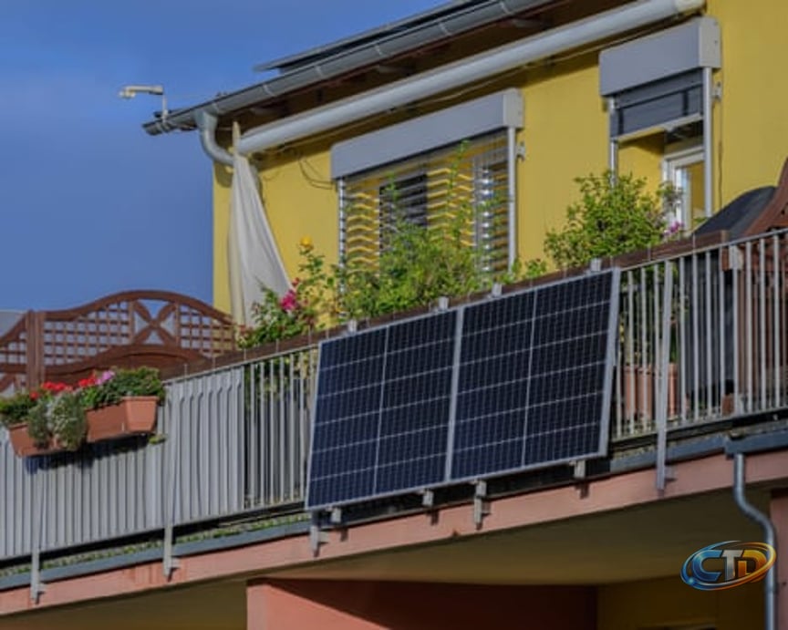 Plug-in balcony solar panels to go on sale in UK for first time | Solar  power | The Guardian