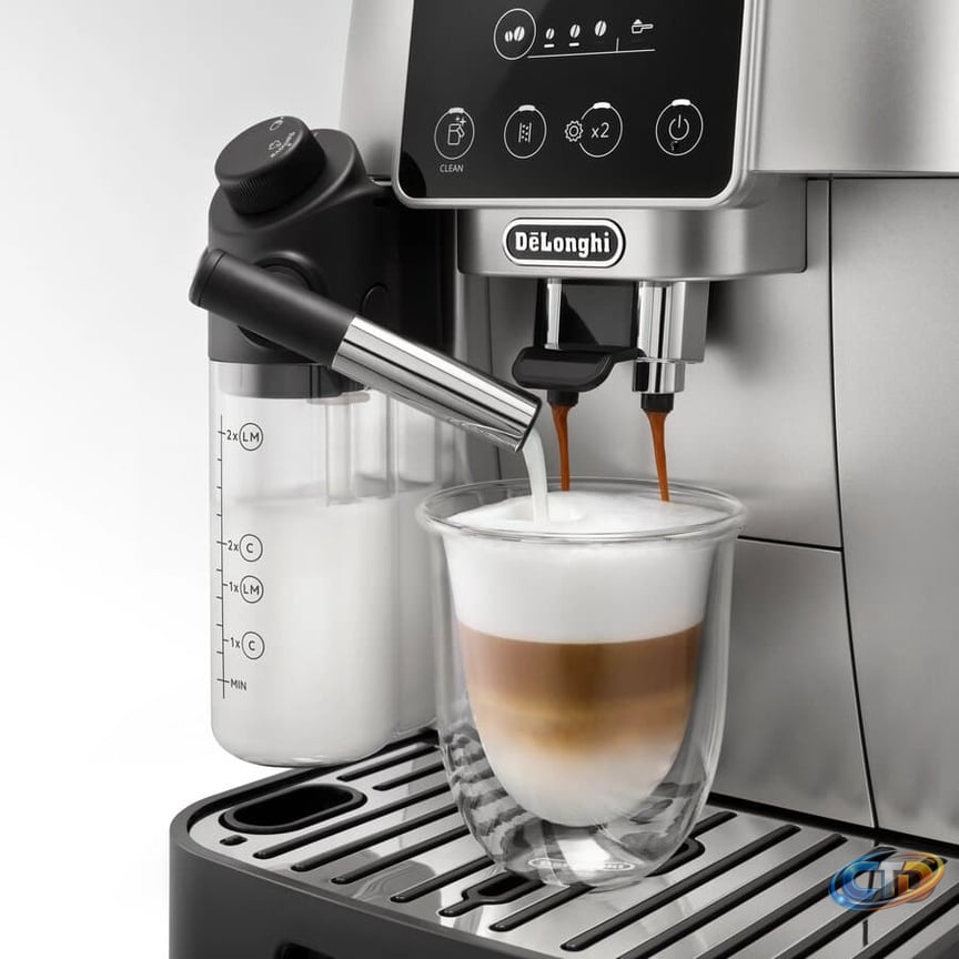 Magnifica Start Fully Automatic Espresso Machine with LatteCrema System  (Silver) ECAM22080SB EX:1 | De'Longhi US
