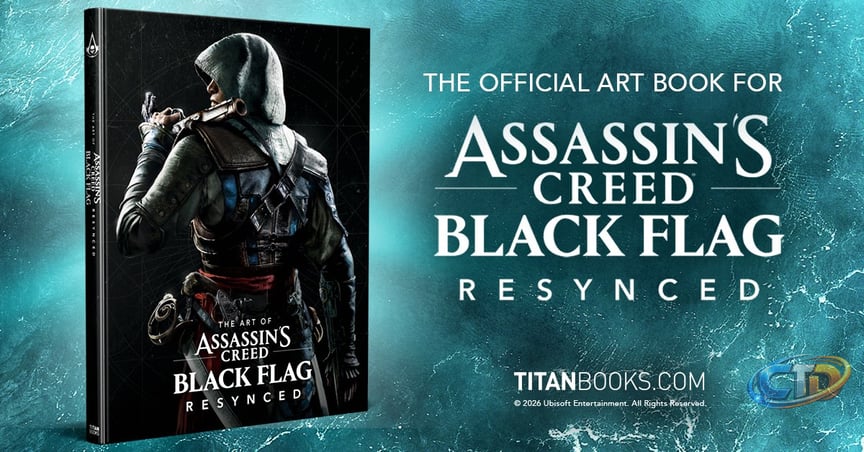 The only official art and making of book for the epic remake of Assassin's  Creed Black Flag. THE ART OF ASSASSIN'S CREED BLACK FLAG RESYNCED Out now:  https://t.co/2R9aUWrUuS @assassinscreed @ubisoft @ubisoft_uk