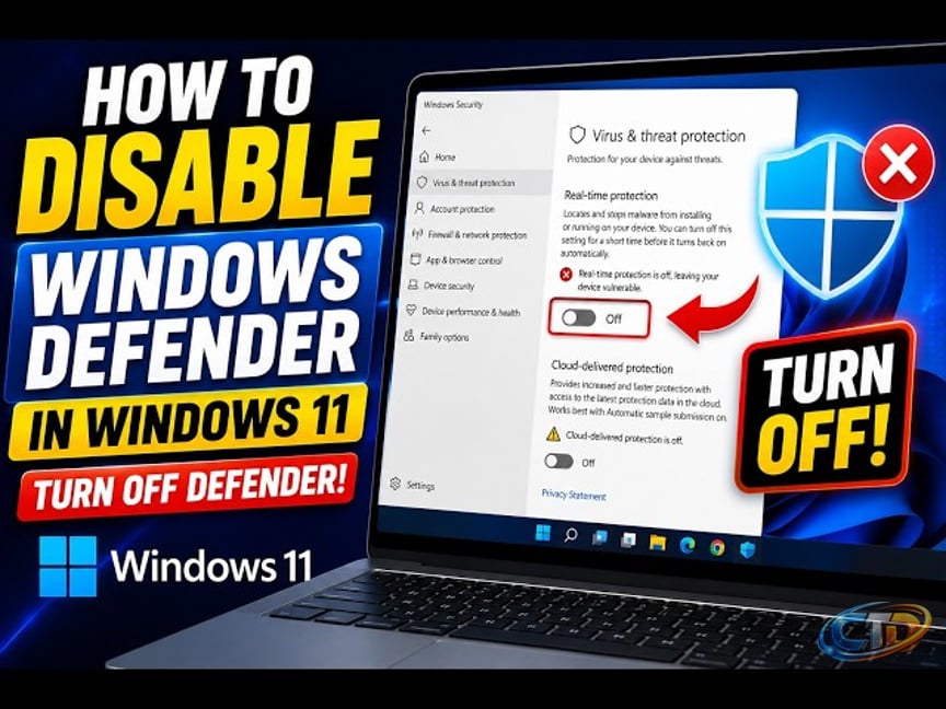 How To Disable Windows Defender In Windows 11 (Full Guide) | Turn Off  Microsoft Defender