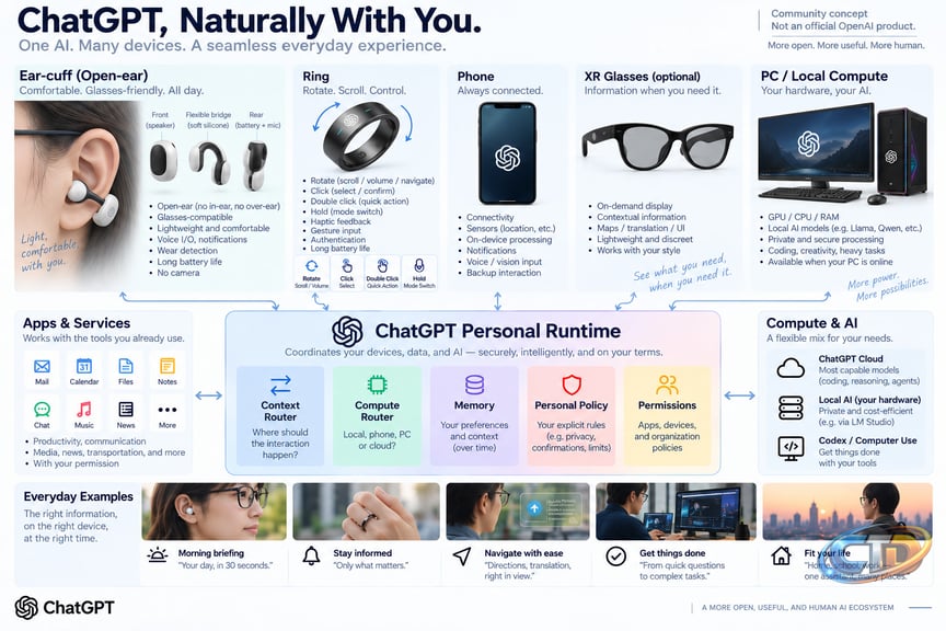 Feature Concept: A ChatGPT Personal AI Runtime — Wearables, Local Compute,  and an Open Device Layer - Feature requests - OpenAI Developer Community