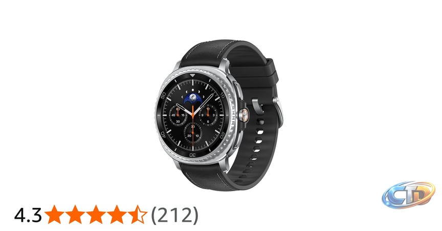Samsung Galaxy Watch8 Classic (46mm Bluetooth, Black) with 3nm Processor |  Dual GPS | Sapphire Glass & Stainless Steel | 5ATM & IP68 | BP, ECG, IHRN &  Vascular Load Monitoring |