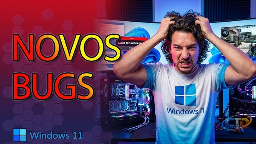 CRASH E TRAVAMENTOS NO WINDOWS 11! Bug no Áudio AC-3 Fecha Programas e  Jogos na 24H2, 25H2 e 26H2