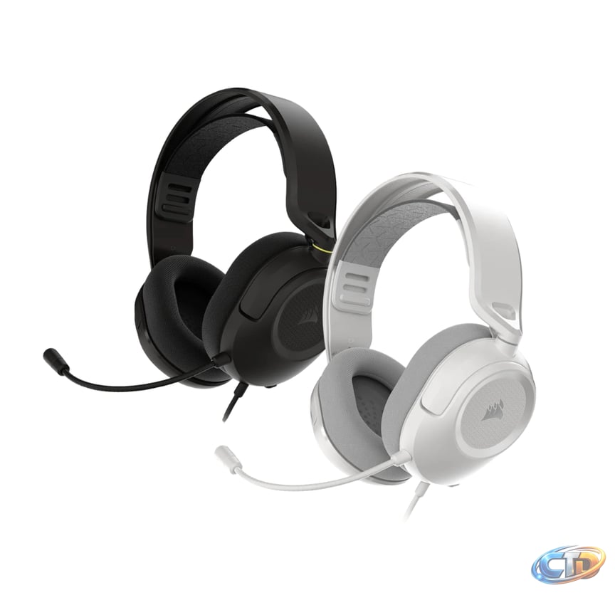 Corsair HS35 V3 Stereo Wired Gaming Headset ( Carbon CA-9011399-WW | W –  DynaQuest PC