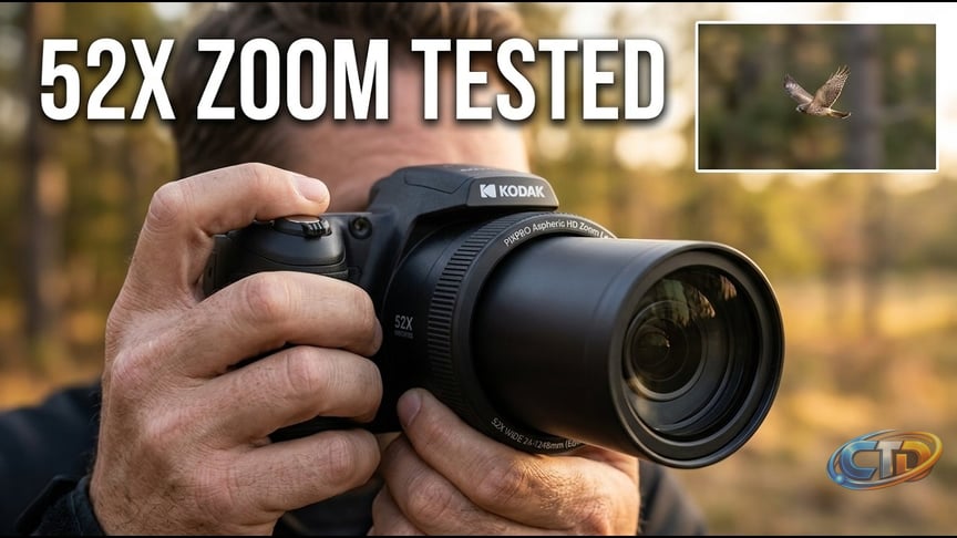 KODAK PIXPRO AZ528 52x Zoom Camera Review