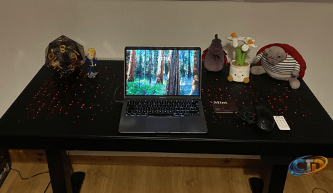 Eureka Ergonomic Wonder Glowing Glass Desk Review: Unique Design Meets Practical Challenges