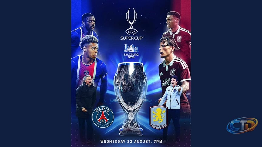 PSG target back-to-back UEFA Super Cup success against Villa