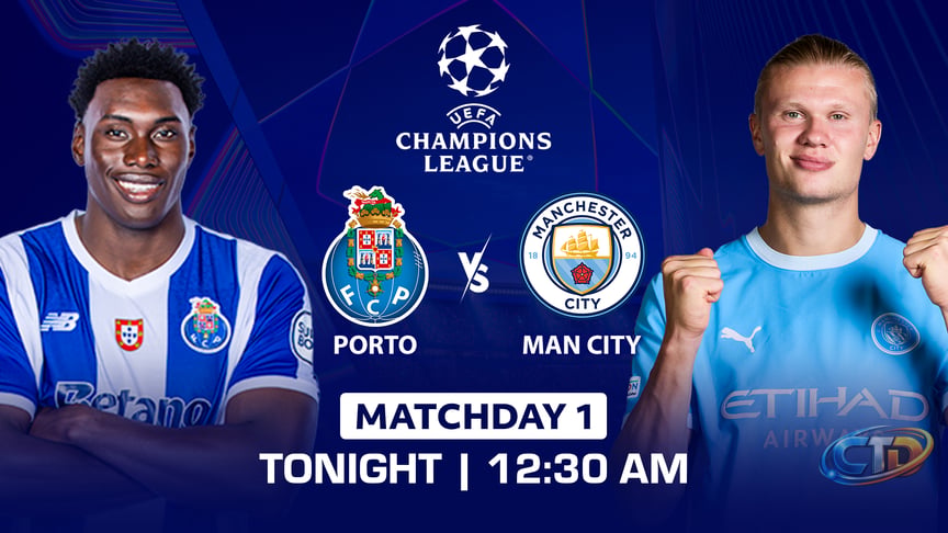 Watch Upcoming - Porto vs Manchester City - UEFA Champions League 2026-27  Online - Sony LIV