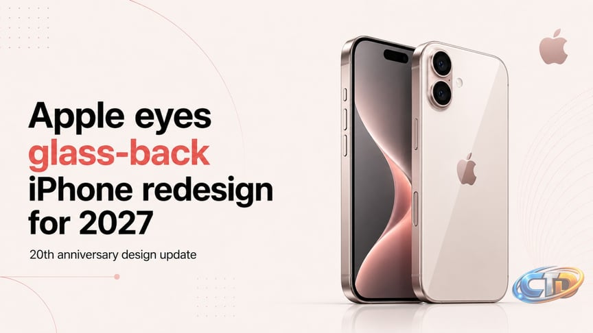 Apple's All-Glass IPhone Redesign Reportedly Coming In 2027