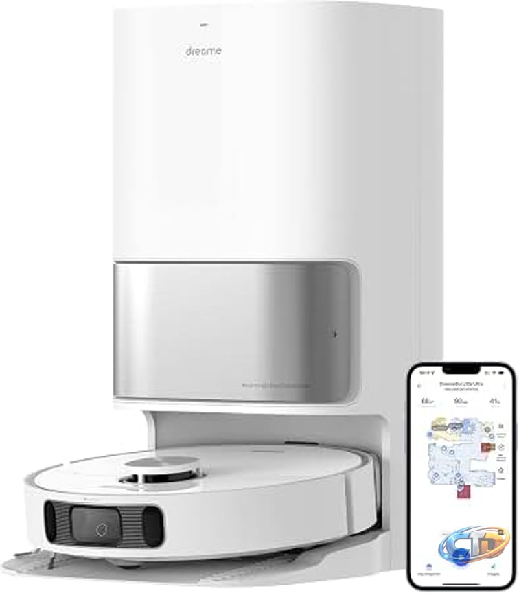 Amazon.com: dreame L10s Ultra Robot Vacuum and Mop Combo, Auto Mop Cleaning  and Drying, Self-Refilling and Self-Emptying Base for 60 Days of Cleaning,  5300Pa Suction and AI Navigation, Compatible with Alexa