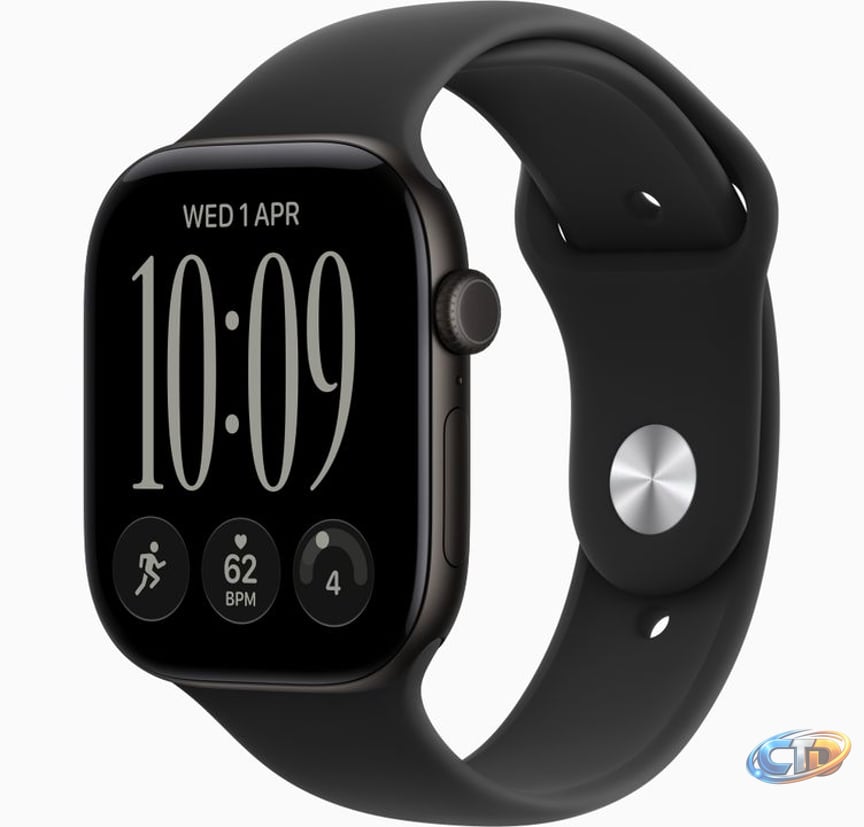 Buy Apple Watch Series 12 GPS, 46mm Black Aluminium Case with Black Sport  Band - Business - Apple (SG)
