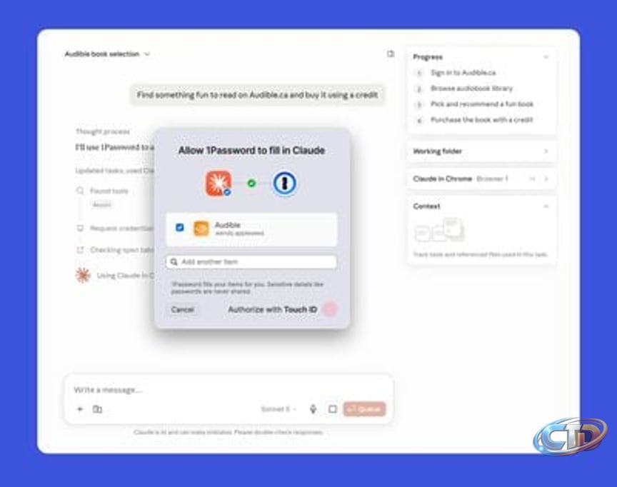 1Password for Claude Lets AI Log In Without Seeing Your Passwords -  MacRumors