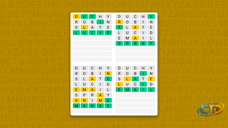 Quordle hints and answers for Sunday, September 13 (game #1693) | TechRadar