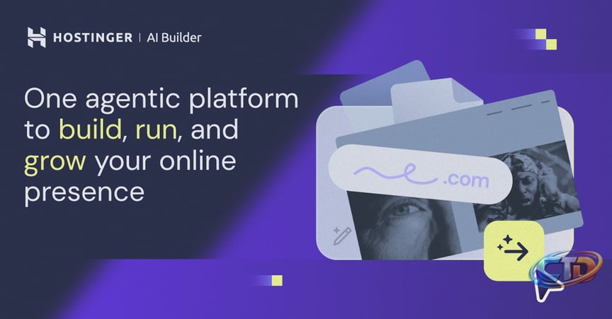 AI shouldn't stop at “here's your website”. That's why today we are  introducing @Hostinger AI Builder. You can start with a prompt, PDF,  screenshot, or link. Choose how to build: let AI