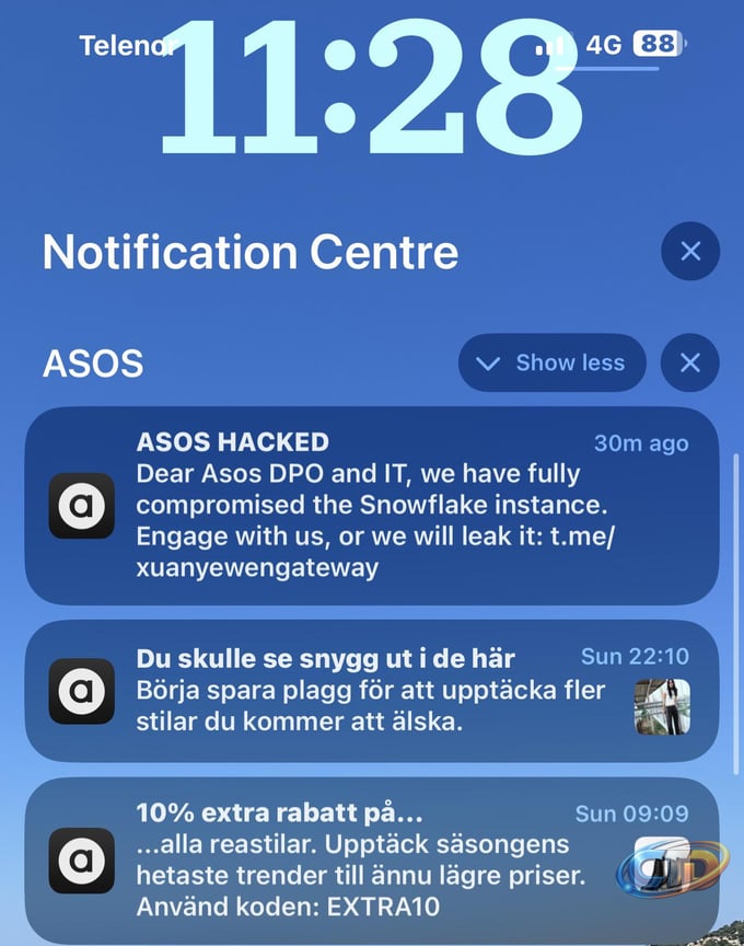 Asos hacked, what should i do? : r/cybersecurity_help