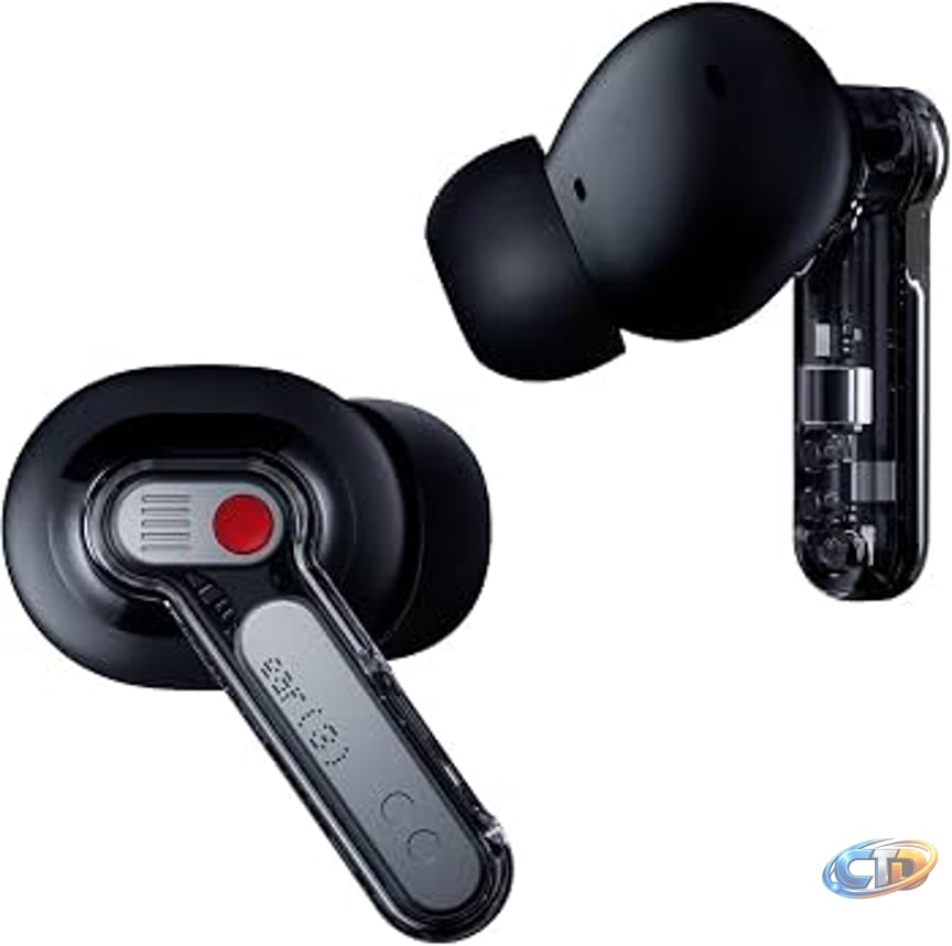 Amazon.com: Nothing Ear (3) Wireless Earbuds Super Mic 45dB Hybrid Active  Noise Cancelling Bluetooth Headphones Hi-Res 6 Mics, 12mm Dynamic Bass  Boost, Dual Connect ANC Sport Ear Buds for iPhone Android, Black :