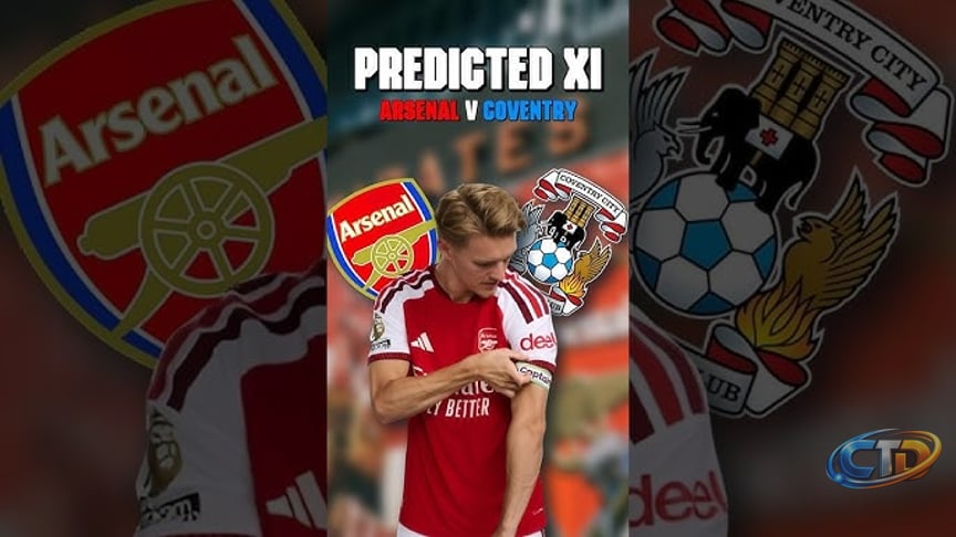 Predicted XI | Arsenal vs Coventry #premierleague #tzolis #brunoguimaraes