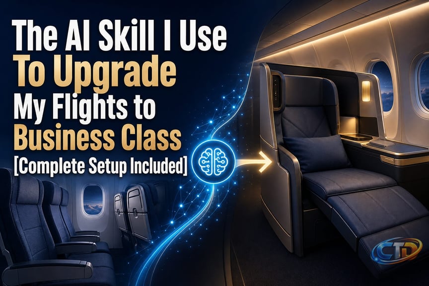 The AI Skill I Use To Upgrade My Flights to Business Class [Complete Setup  Included]