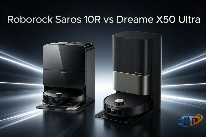 Roborock Saros 10R vs Dreame X50 Ultra: Same Price, Different Strengths |  Roboclan