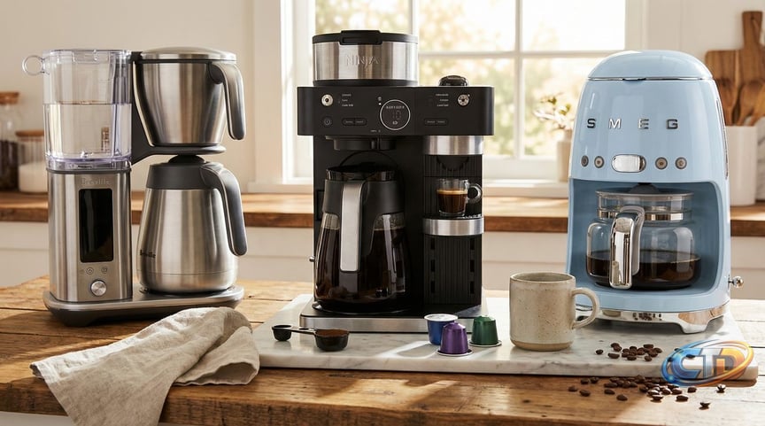 Top 3 Drip Coffee Makers for Quick and Easy Brews