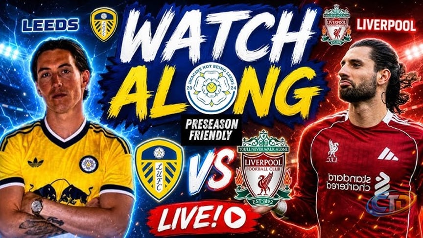 🚨Leeds United V Liverpool LIVE | Preseason Friendly Watchalong | Leeds  United In The USA