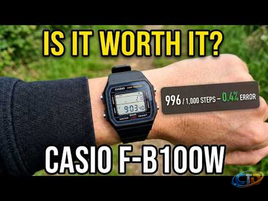 Casio F-B100W Review & Step Test – Is It Worth the Price? - YouTube
