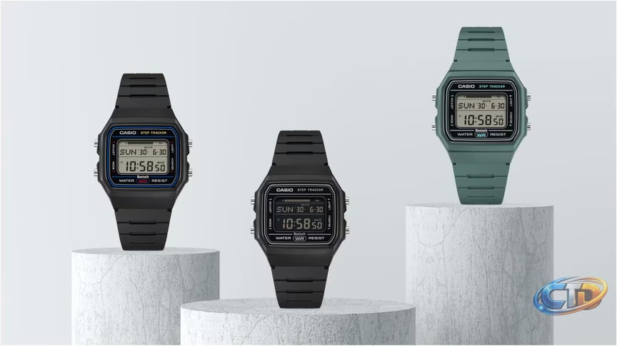 Casio launches three affordable FB100W watches in the US with Bluetooth and  step tracking - Gizmochina