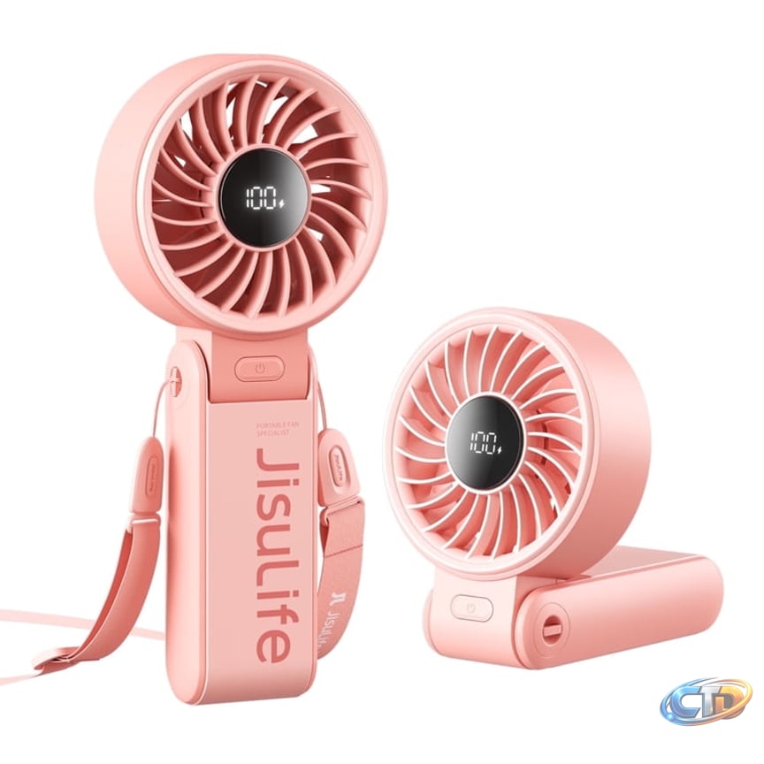 JISULIFE HANDHELD FAN LIFE 7 PINK / 3600mah