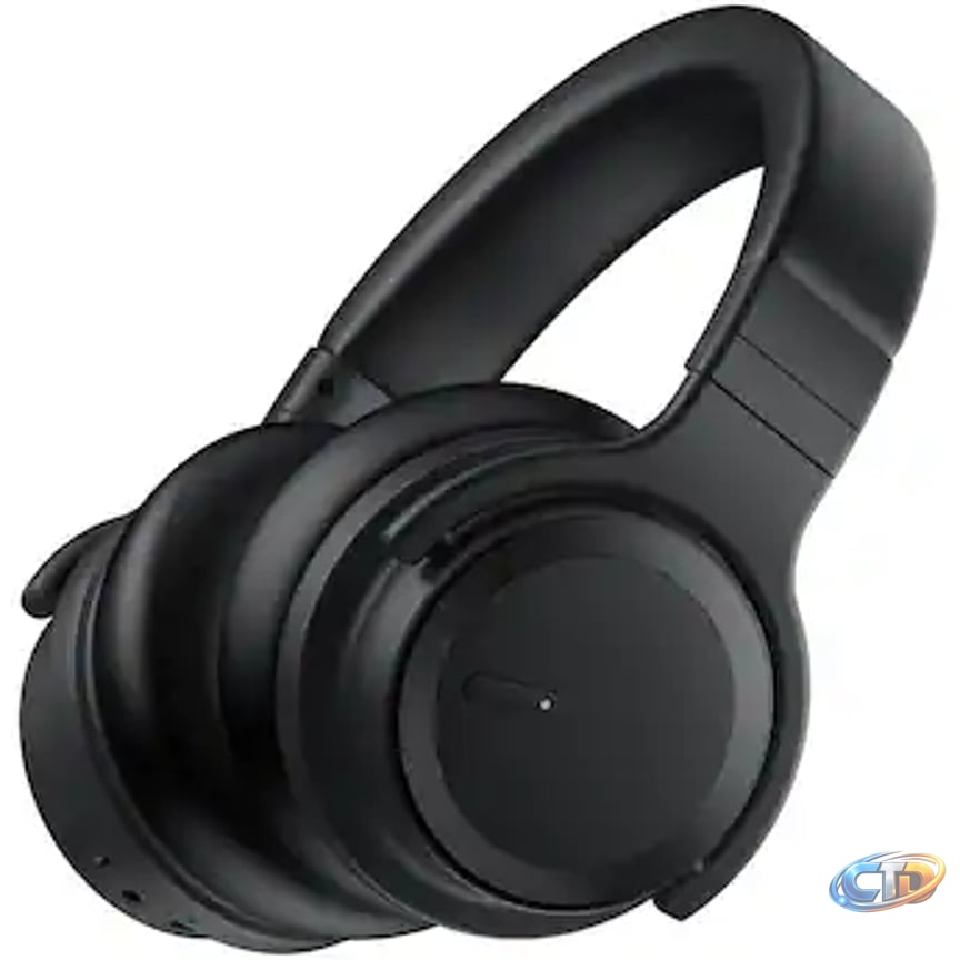 PRIMEPLUS Wireless Bluetooth 5.2 Over Ear Headphones with Active Noise  Cancelling, 45mm Drivers Hi Fi Stereo, 30H Playtime Black - Best Buy