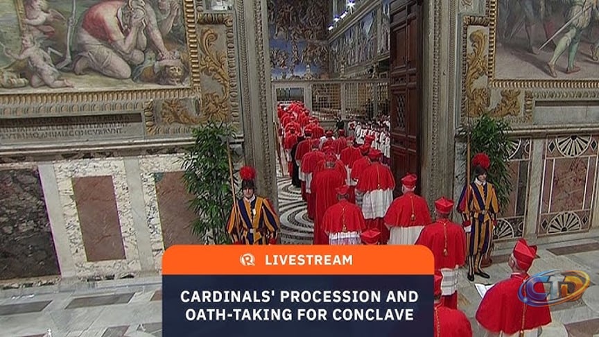 Conclave 2025 LIVE: No pope chosen as black smoke rises from Sistine Chapel  - YouTube