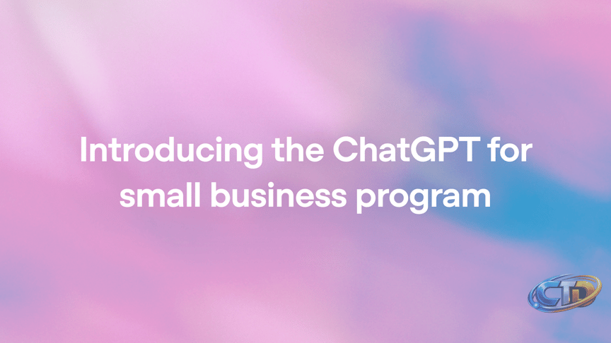 Introducing the ChatGPT for small business program | OpenAI