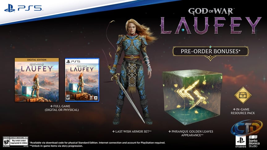 God of War Laufey pre-orders available starting September 29, editions  detailed – PlayStation.Blog