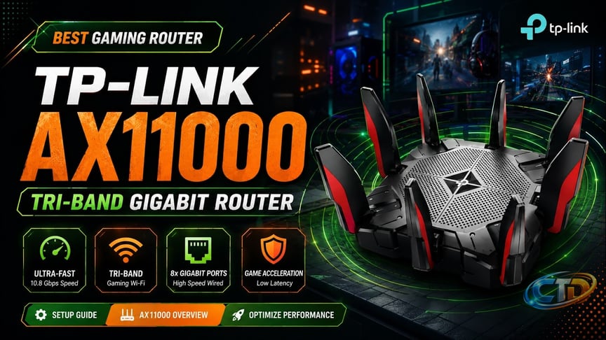 TP-Link Archer AX11000 Web UI & OS Setup Guide | Next-Gen Wi-Fi 6 Gaming  Router Configuration