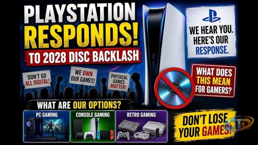 PlayStation Responds to 2028 Physical Disc Backlash What Are Our Options If  Gaming Goes All Digital