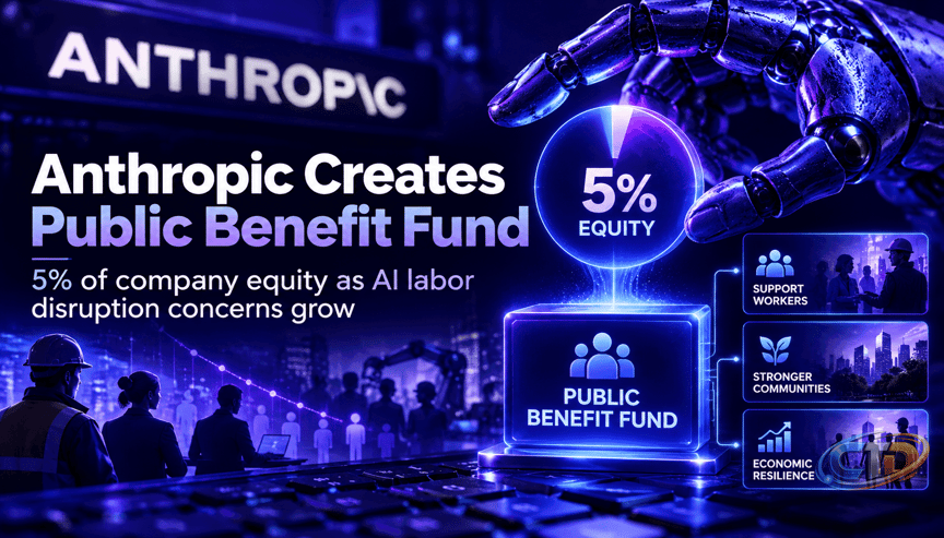 Anthropic Public Benefit Fund: 5% Equity Pledge and What It Means for AI  Labor Markets | NexusAi
