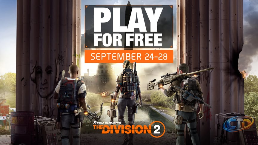 Tom Clancy's The Division on X: "Agents, gear up. Play The Division 2 for  free from September 24-28 on PlayStation, Xbox, and PC via Ubisoft Connect.  The Free Weekend kicks off on
