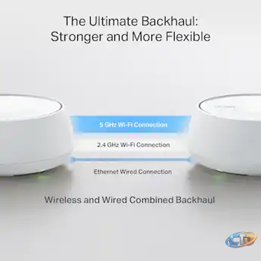 Deco BE5000 3-Pack Whole Home Dual-Band WiFi 7 Mesh System