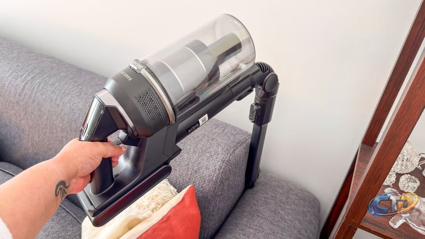 I spent two months cleaning with the Samsung Jet 95S stick vacuum and I'm  shocked at how well it performs — and for a good price too | TechRadar
