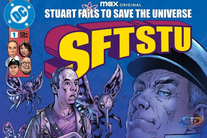 Stuart Fails to Save the Universe DC Comic Book Passed Ot At Comic-Con