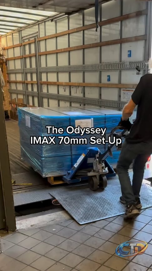 The Odyssey IMAX 70mm Setup