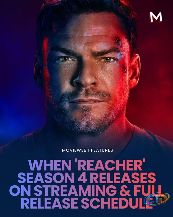 Reacher Season 4 hits Prime Video August 12 — Jack's trading small towns for  NYC, chasing a subway bombing tied to international terrorism. First 3  episodes drop at once, then weekly through September 16. #Reacher
